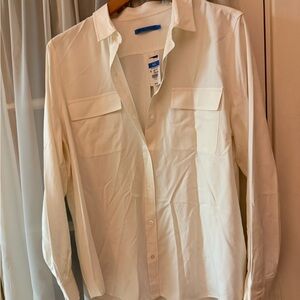 J. McLaughlin Cream Shirt